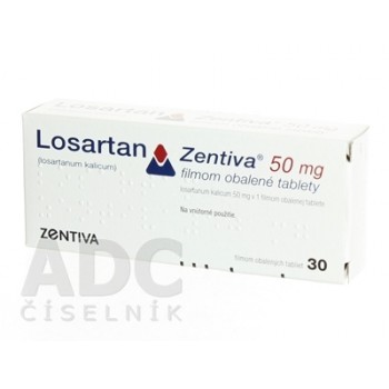 Лозартан Zentiva 50 мг, 30 таблеток
